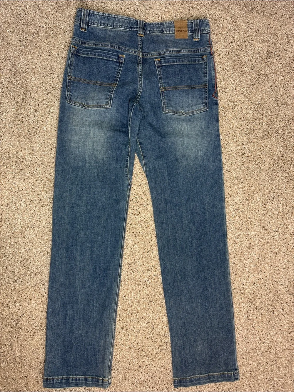 Prana Classic Straight-Leg Jeans in Blue